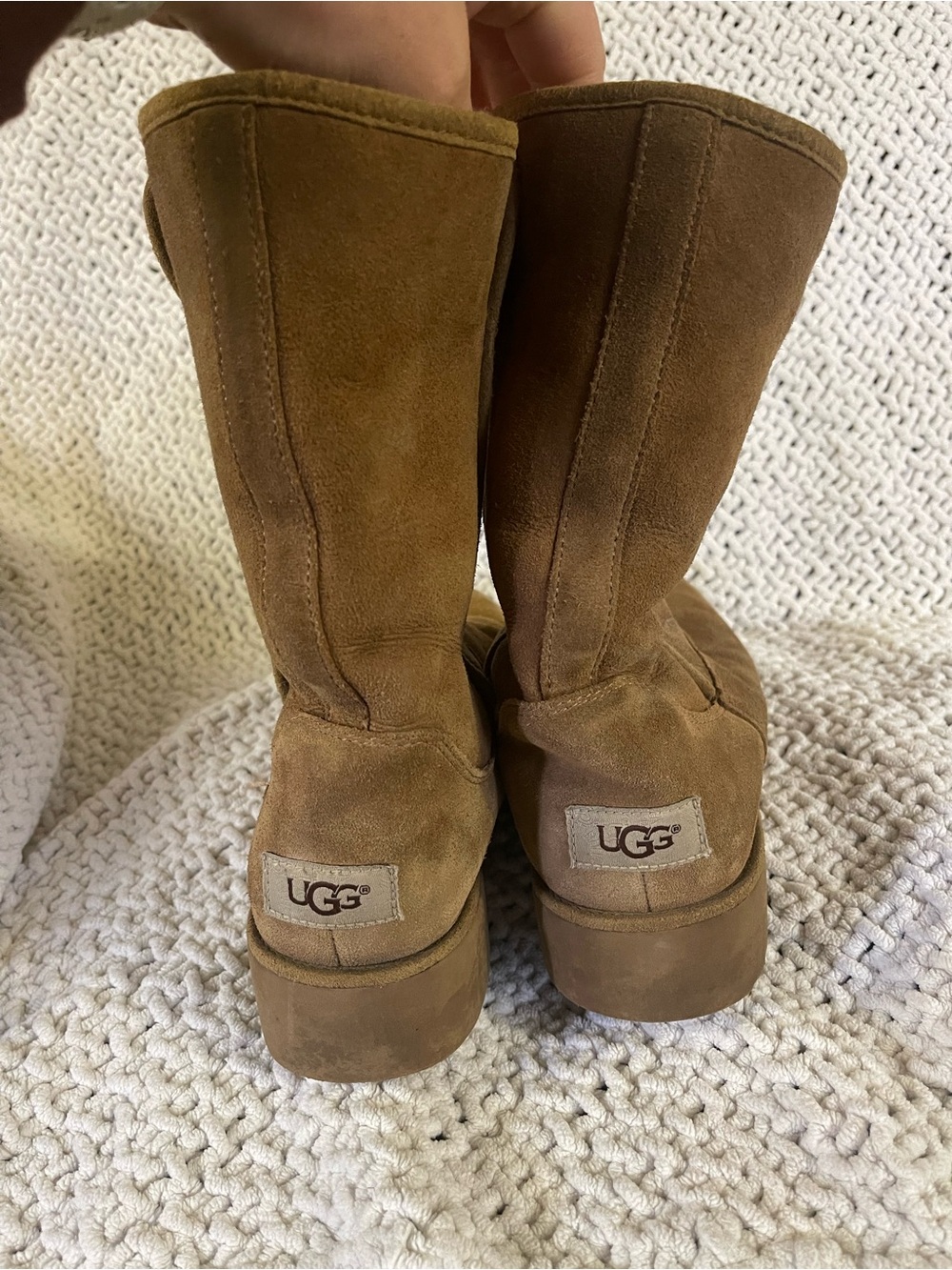 UGG Classic Chestnut Suede Boots AS IS